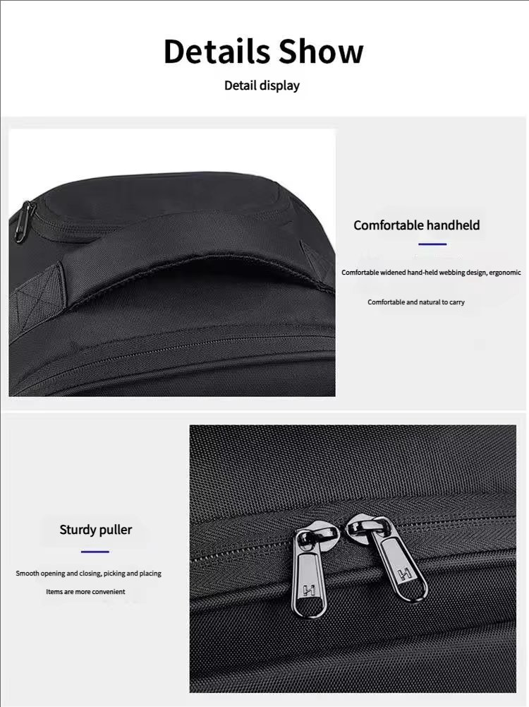 Water-Resistant Large Capacity Expandable Travel Oxford Rolling Backpack product detail