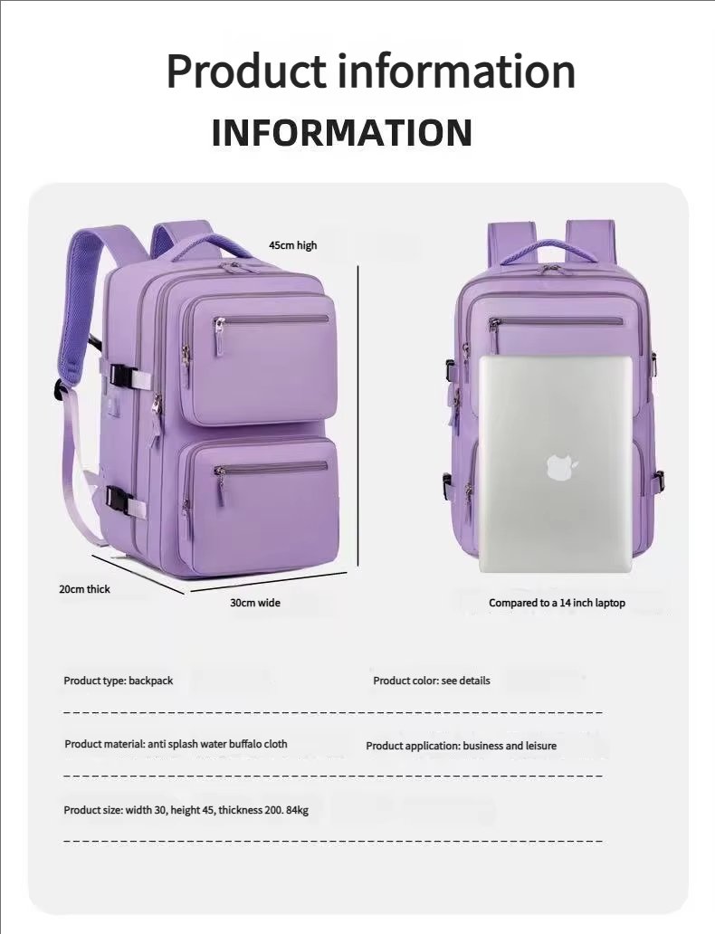 Large Capacity Business Travel Oxford Laptop Backpack product detail