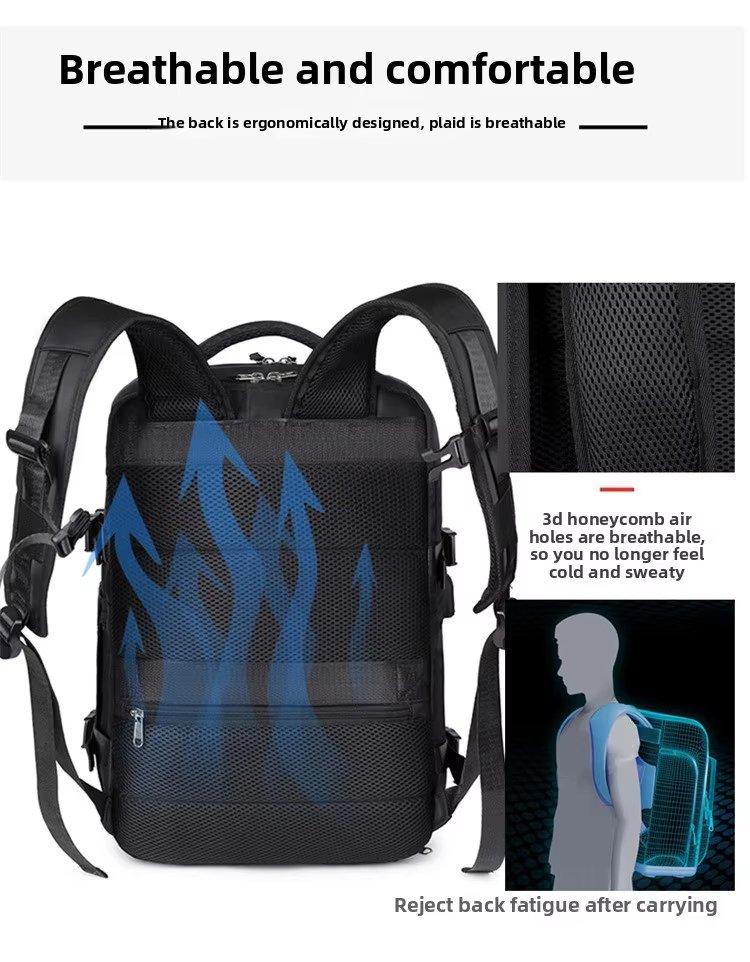 Large Capacity Business Travel Oxford Laptop Backpack product detail