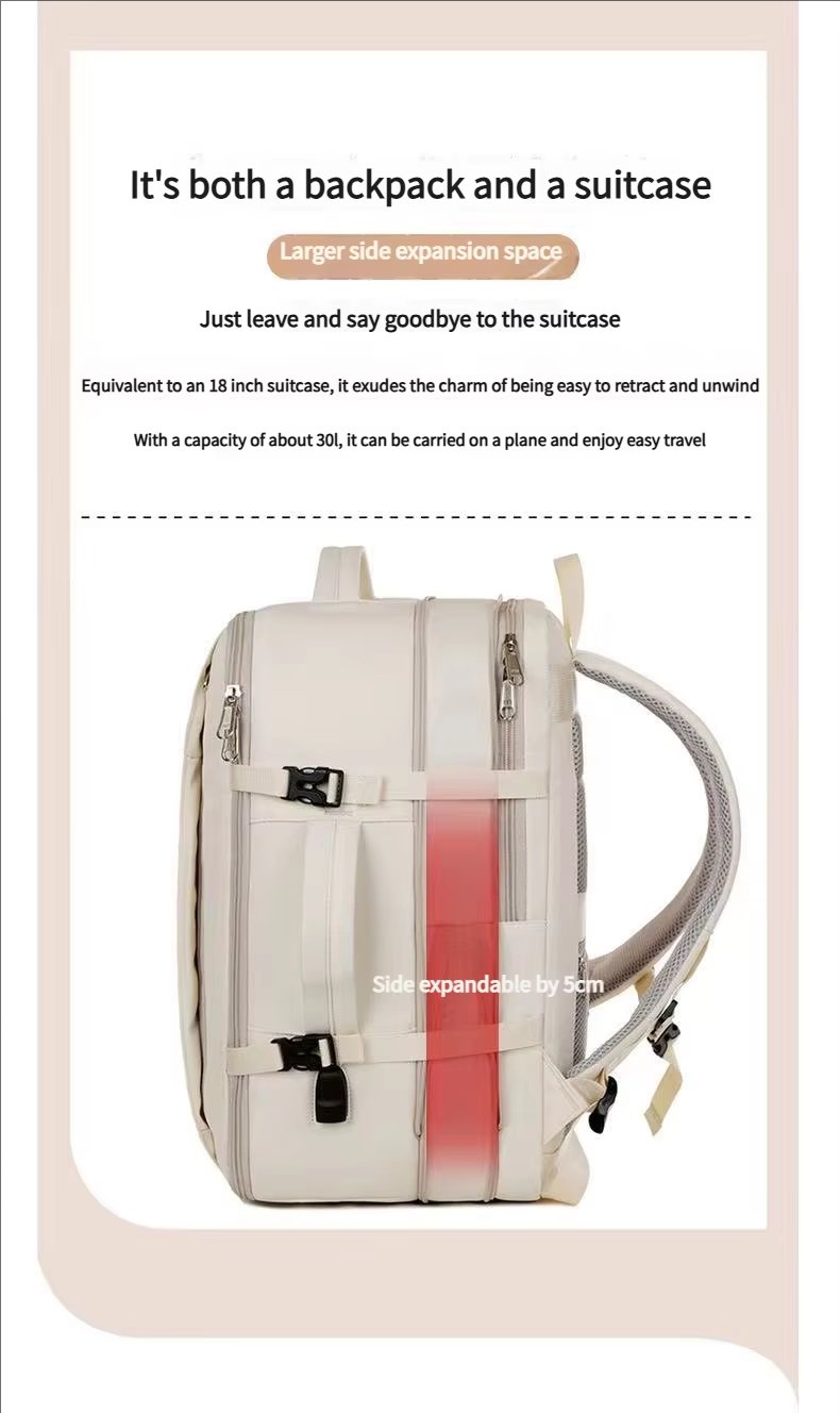 Anti-Theft Water-Resistant Large Capacity Expandable USB Oxford Laptop Backpack product detail