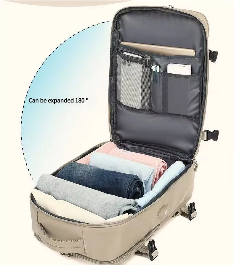Large Capacity Lightweight USB Travel School Oxford Laptop Backpack product detail