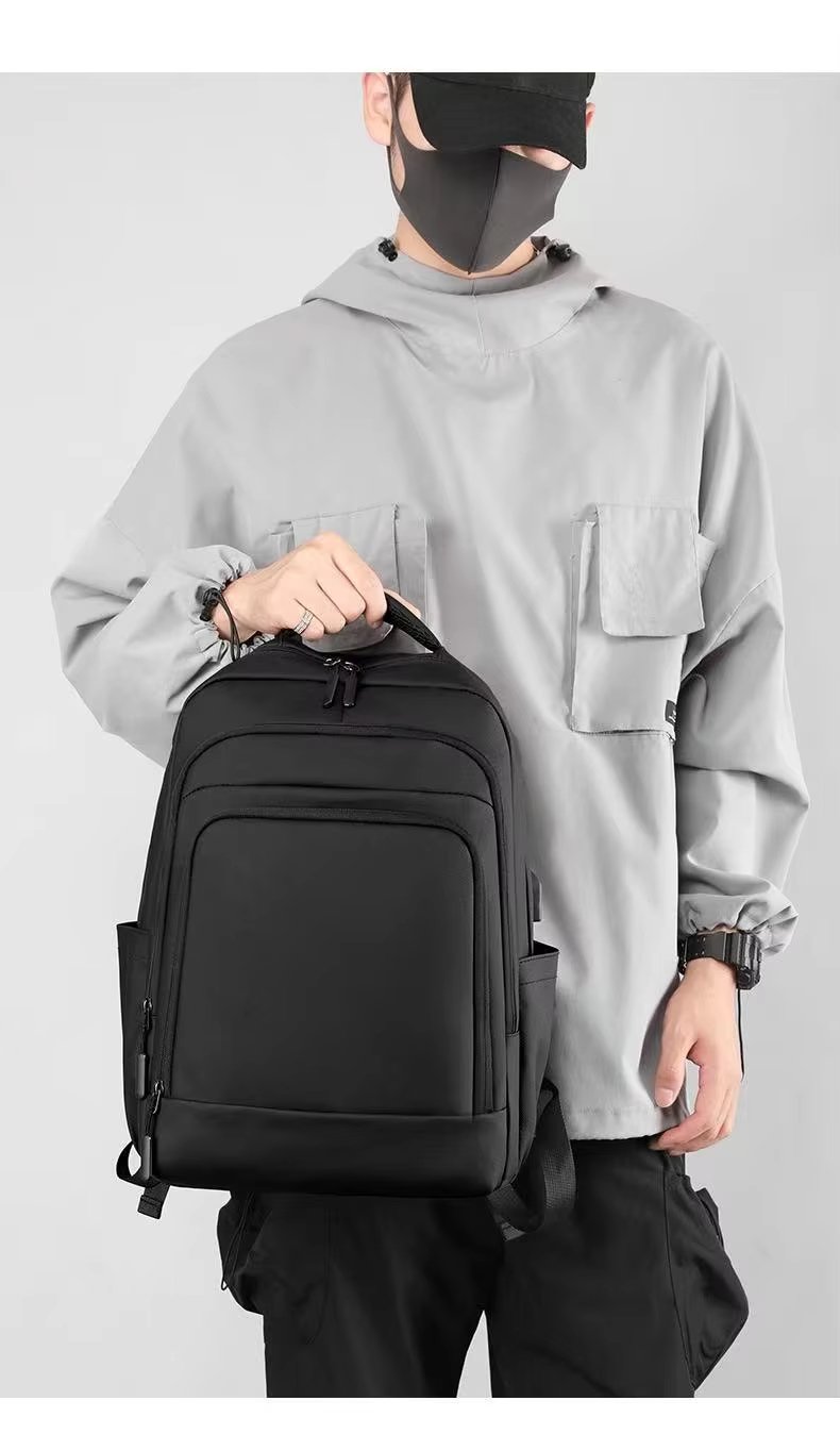 Water-Resistant Business Travel School Nylon Laptop Backpack product detail