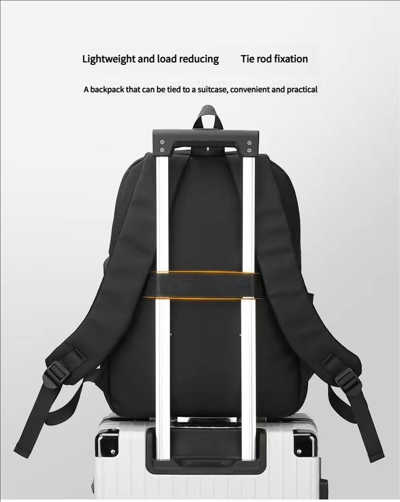 Water-Resistant Business Travel School Nylon Laptop Backpack product detail