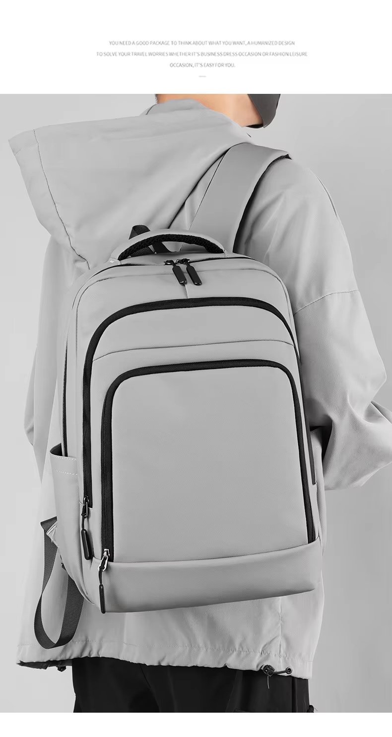 Water-Resistant Business Travel School Nylon Laptop Backpack product detail