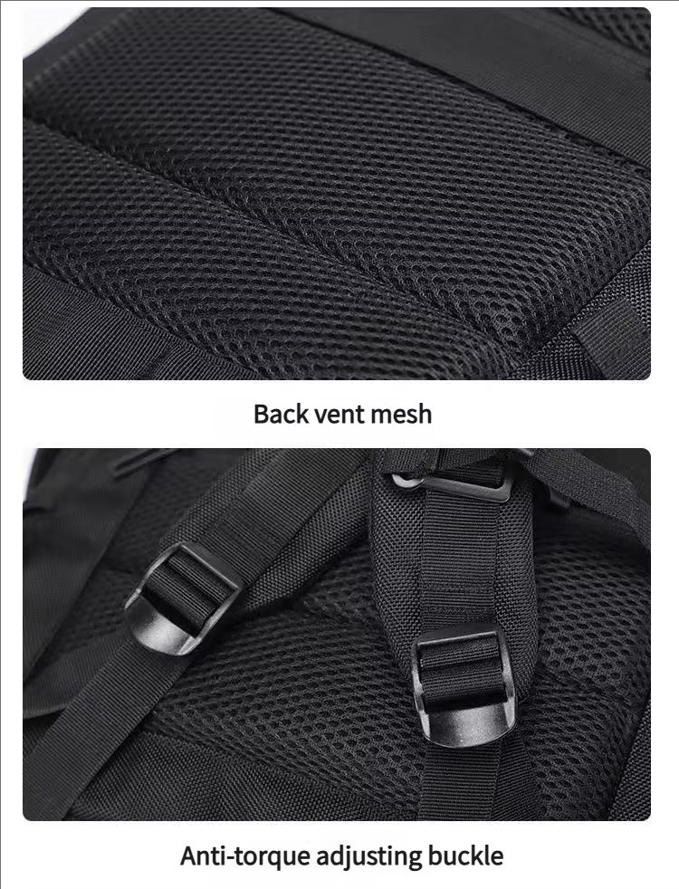 Water-Resistant Large Capacity Expandable USB Business Nylon Laptop Backpack product detail