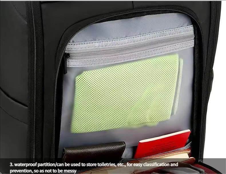 Water-Resistant Large Capacity USB Business Travel Oxford Laptop Backpack product detail