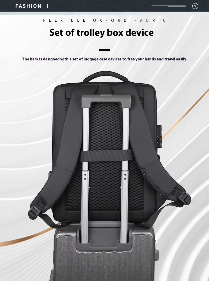 Water-Resistant Business Travel ABS Hard-Shell Backpack product detail