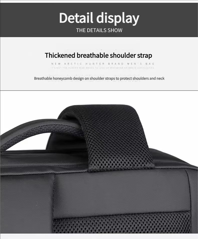 Water-Resistant Business Travel ABS Hard-Shell Backpack product detail