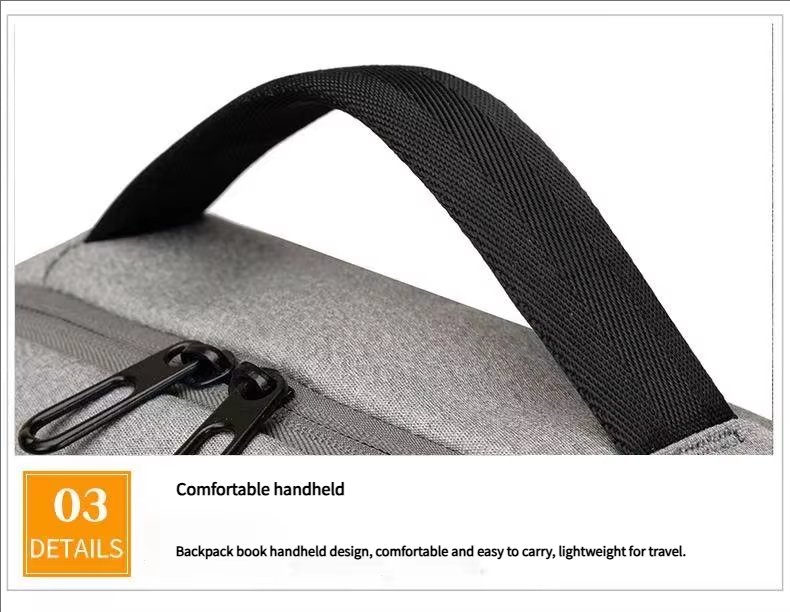 Water-Resistant Large Capacity USB Business Travel Oxford Laptop Backpack product detail