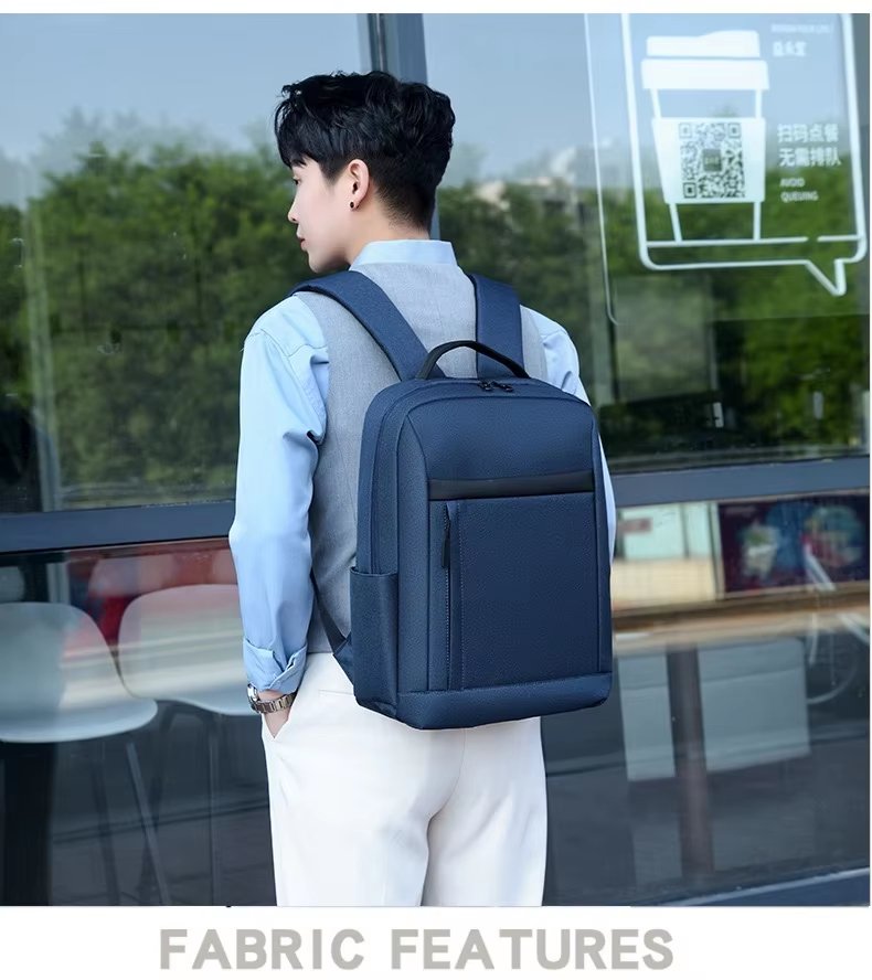 Water-Resistant Large Capacity USB Business Travel Oxford Laptop Backpack product detail