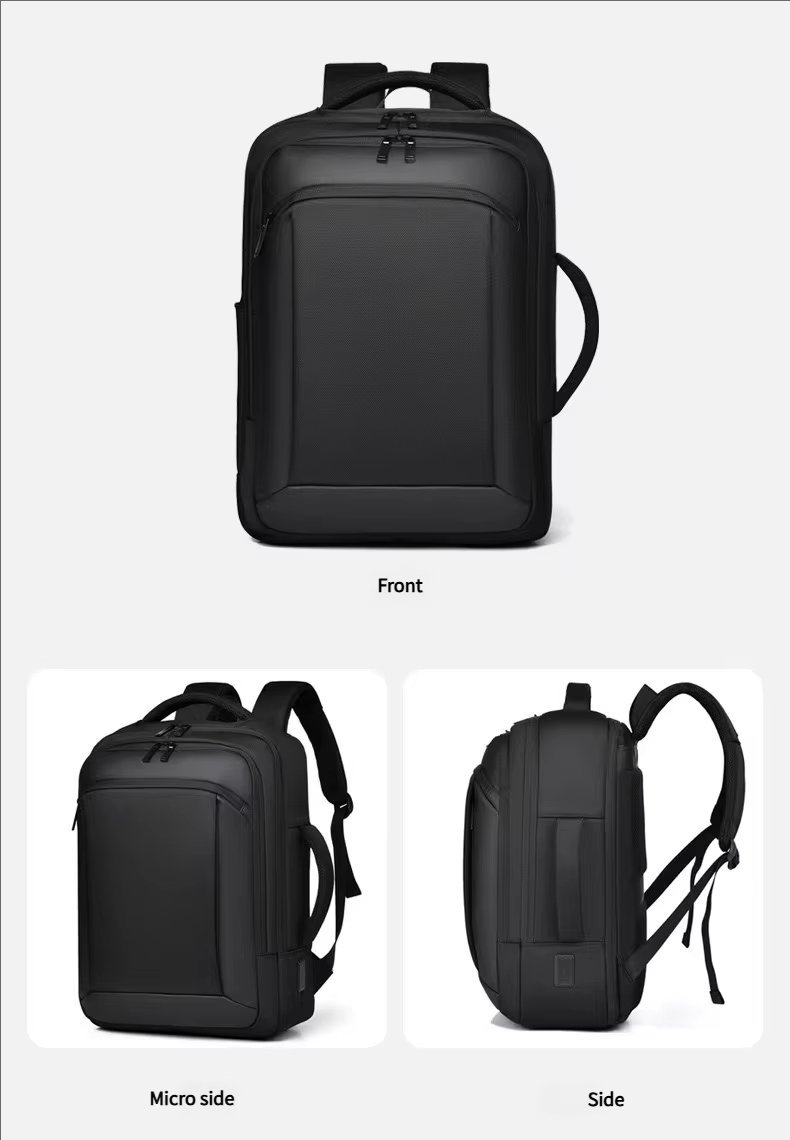 Water-Resistant Large Capacity USB Business Travel Oxford Laptop Backpack product detail