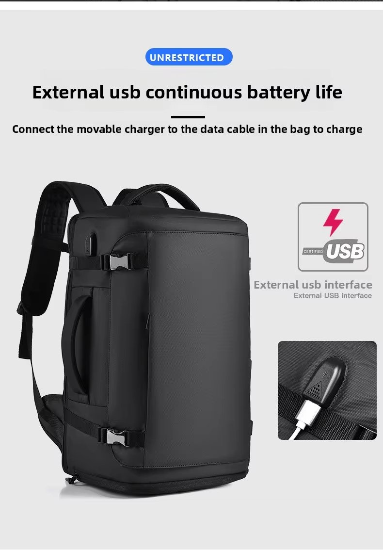 Anti-Theft Water-Resistant Large Capacity USB Travel Oxford Laptop Backpack product detail