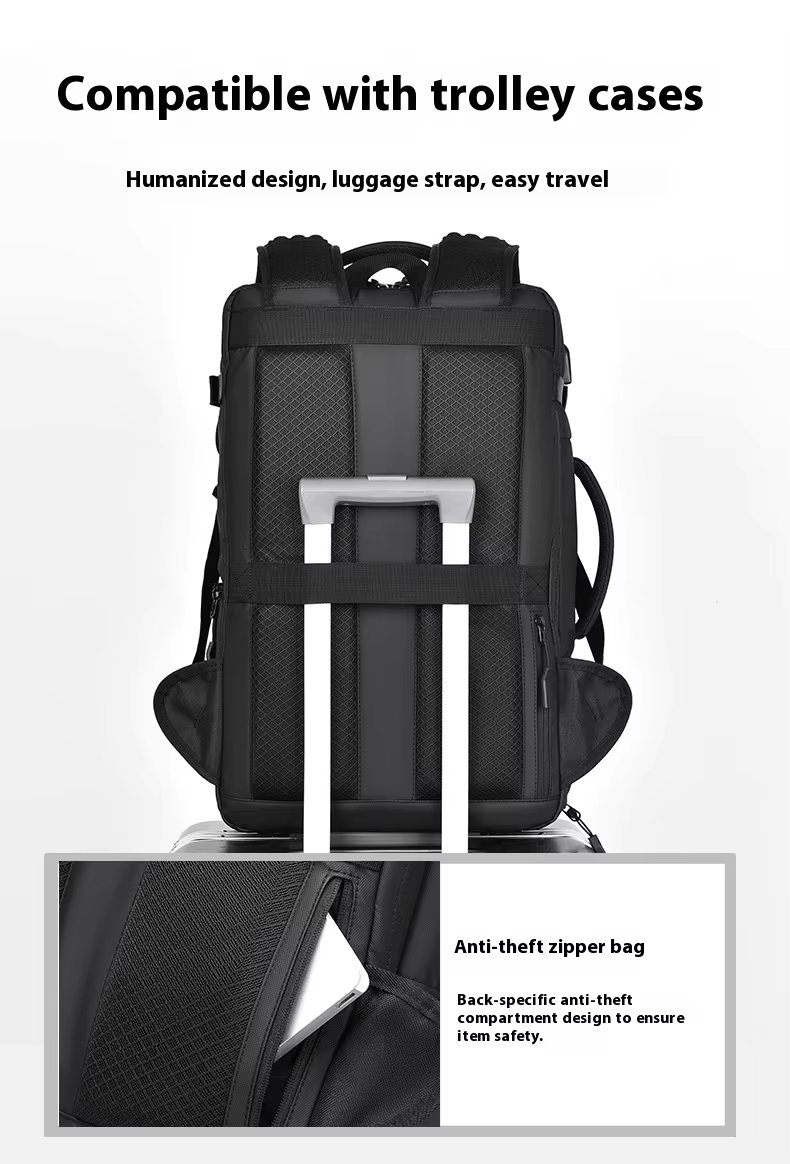 Anti-Theft Water-Resistant Large Capacity USB Travel Oxford Laptop Backpack product detail