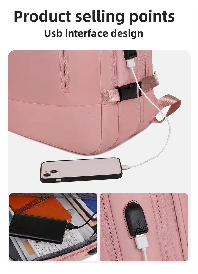 Water-Resistant Large Capacity Expandable Outdoor Business Oxford Laptop Backpack product detail