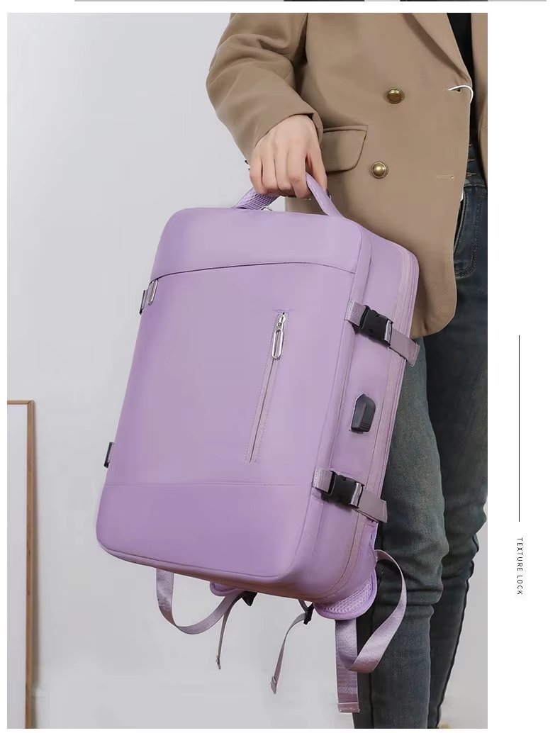 Water-Resistant Large Capacity Expandable Outdoor Business Oxford Laptop Backpack product detail
