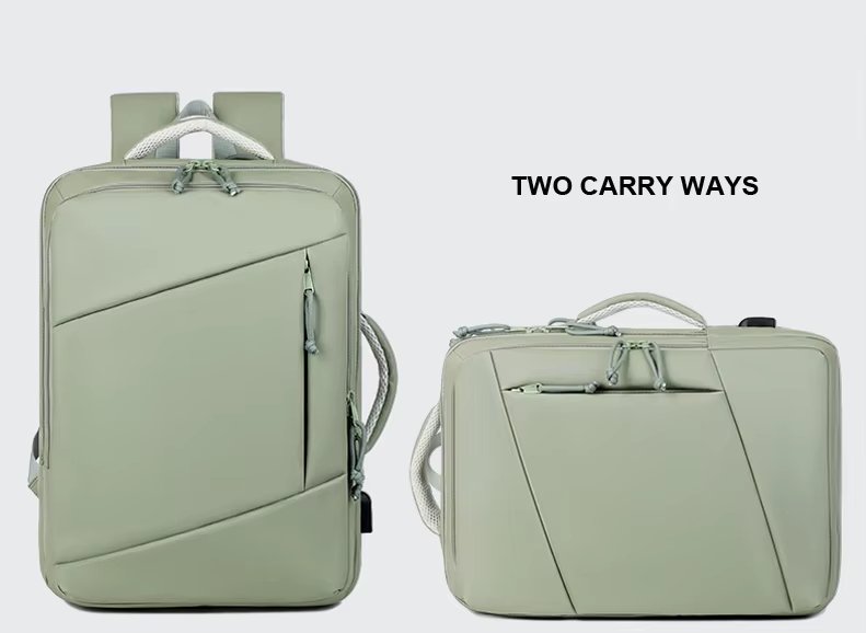 Water-Resistant Large Capacity USB Business Travel Oxford Laptop Backpack product detail