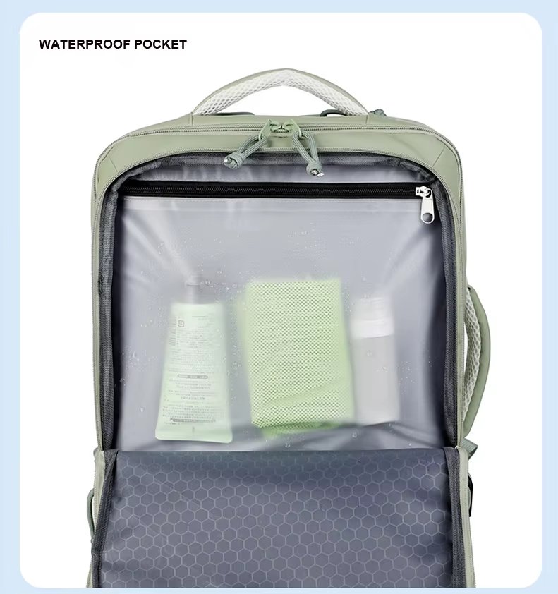 Water-Resistant Large Capacity USB Business Travel Oxford Laptop Backpack product detail