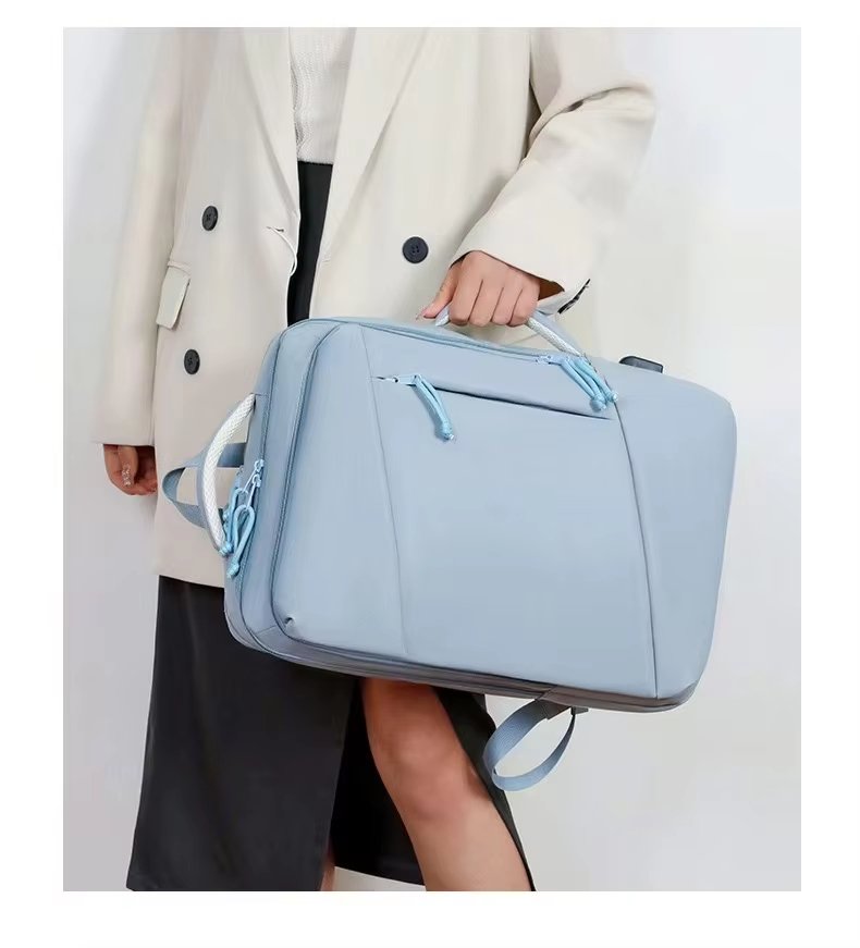 Water-Resistant Large Capacity USB Business Travel Oxford Laptop Backpack product detail