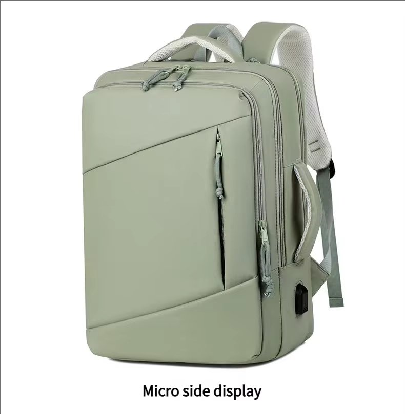 Water-Resistant Large Capacity USB Business Travel Oxford Laptop Backpack product detail