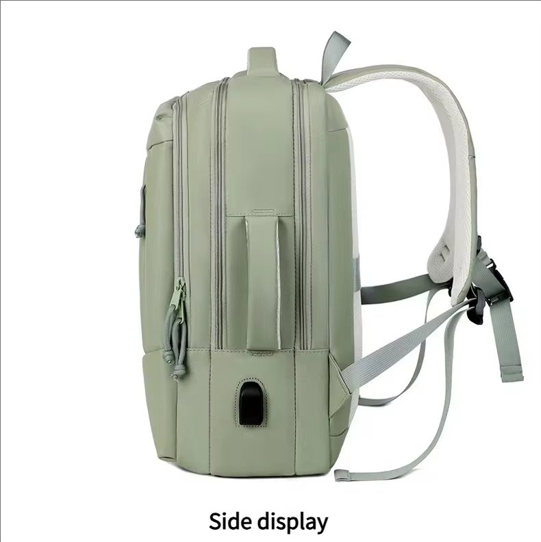 Water-Resistant Large Capacity USB Business Travel Oxford Laptop Backpack product detail