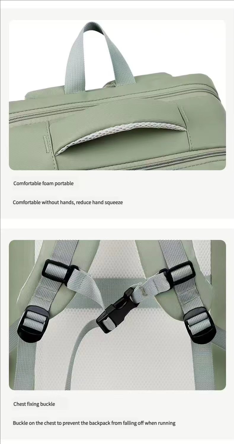Water-Resistant Large Capacity USB Business Travel Oxford Laptop Backpack product detail