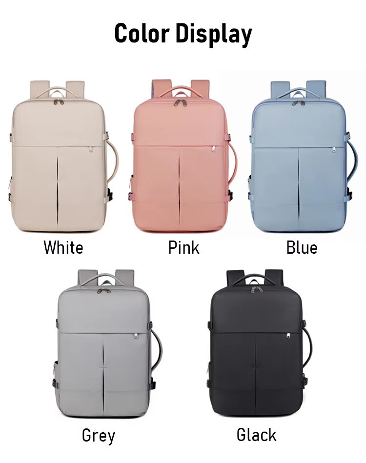 Water-Resistant Large Capacity Expandable USB Outdoor Oxford Laptop Backpack product detail