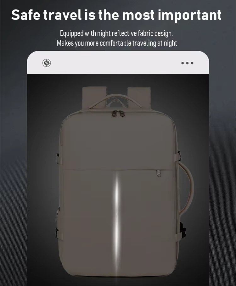 Water-Resistant Large Capacity Expandable USB Outdoor Oxford Laptop Backpack product detail