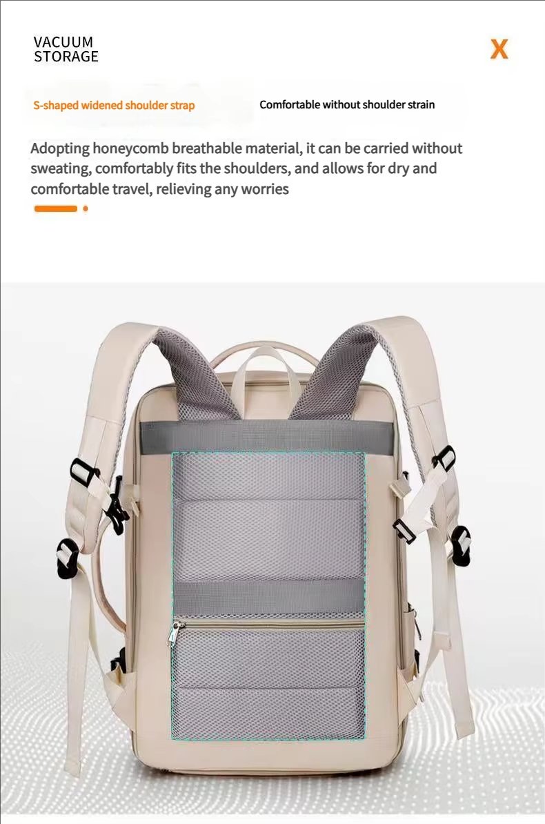 Water-Resistant Large Capacity Expandable USB Outdoor Oxford Laptop Backpack product detail