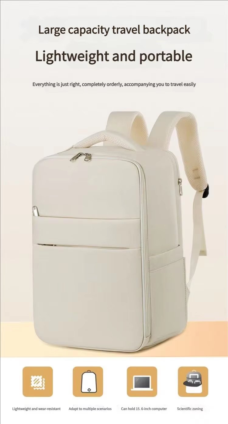 Large Capacity Lightweight Business Travel School Oxford Laptop Backpack product detail