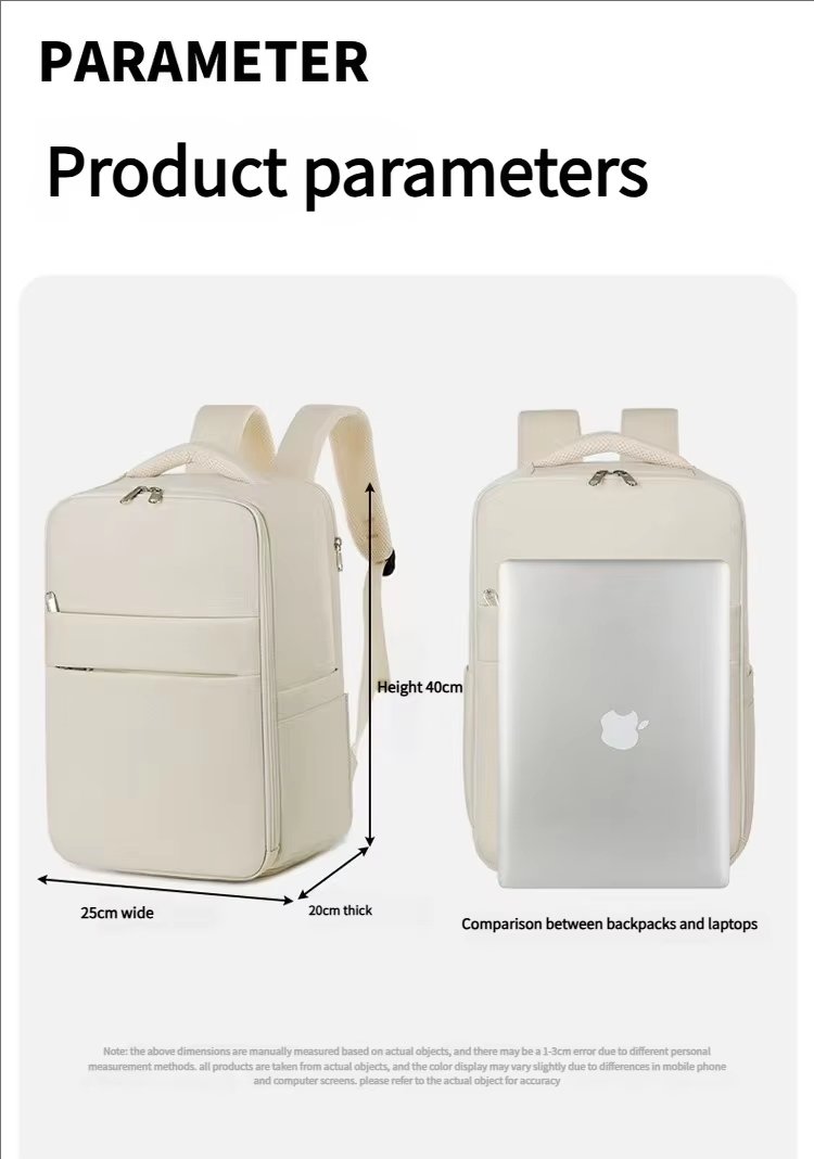 Large Capacity Lightweight Business Travel School Oxford Laptop Backpack product detail