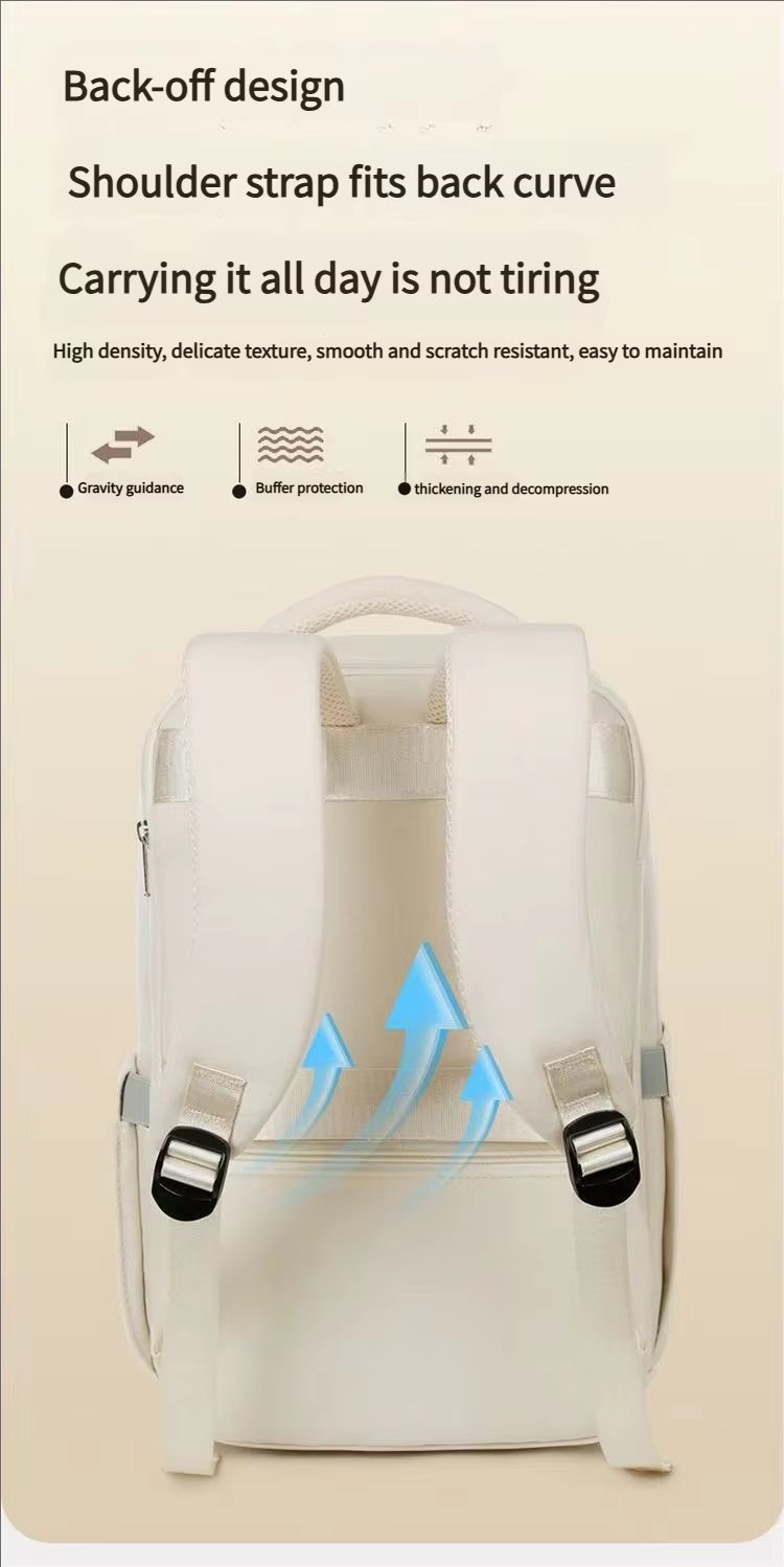 Large Capacity Lightweight Business Travel School Oxford Laptop Backpack product detail