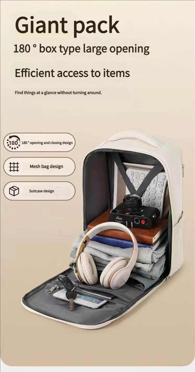 Large Capacity Lightweight Business Travel School Oxford Laptop Backpack product detail