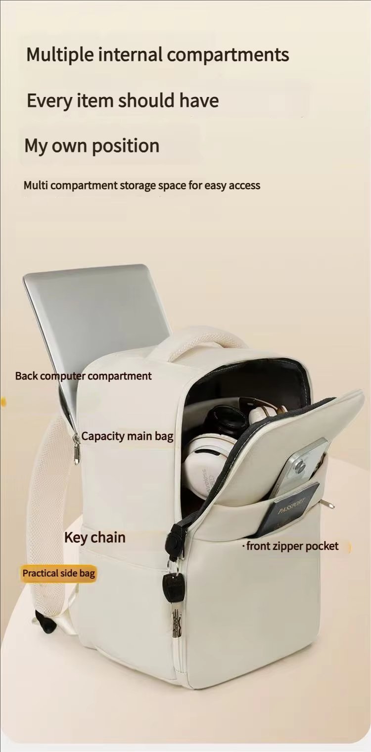 Large Capacity Lightweight Business Travel School Oxford Laptop Backpack product detail