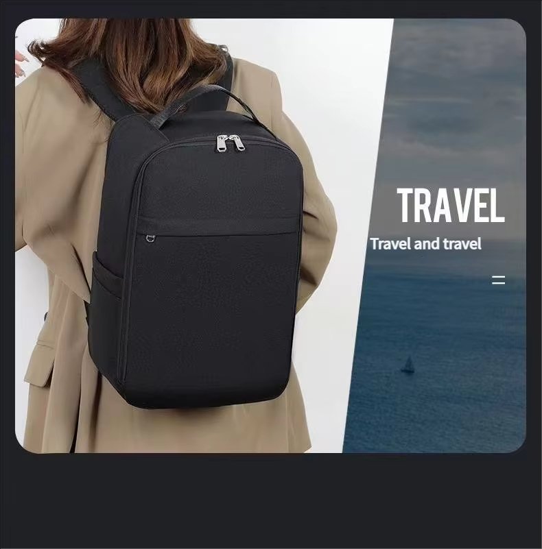 Water-Resistant Large Capacity Business Travel Polyester Laptop Backpack product detail