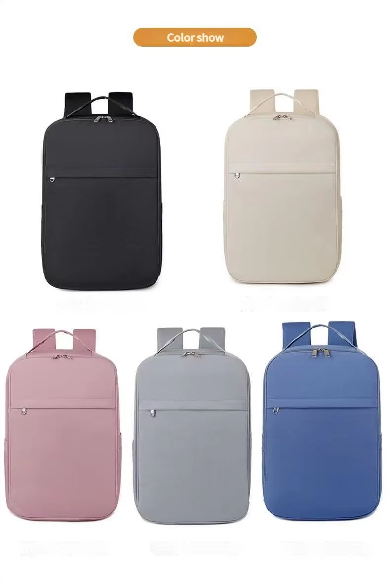 Water-Resistant Large Capacity Business Travel Polyester Laptop Backpack product detail