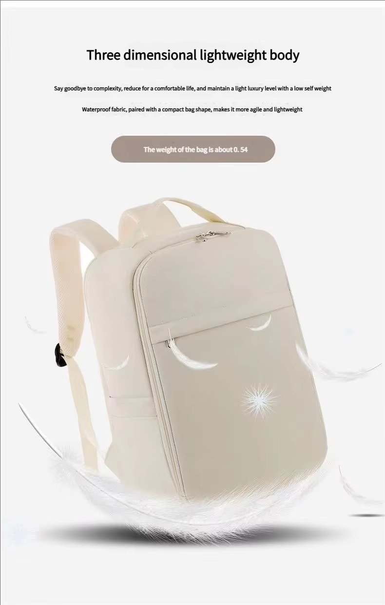 Water-Resistant Large Capacity Business Travel Polyester Laptop Backpack product detail