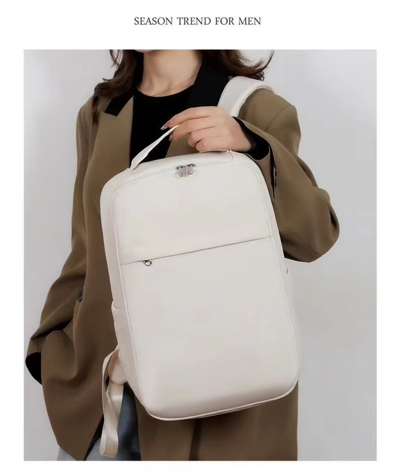 Water-Resistant Large Capacity Business Travel Polyester Laptop Backpack product detail