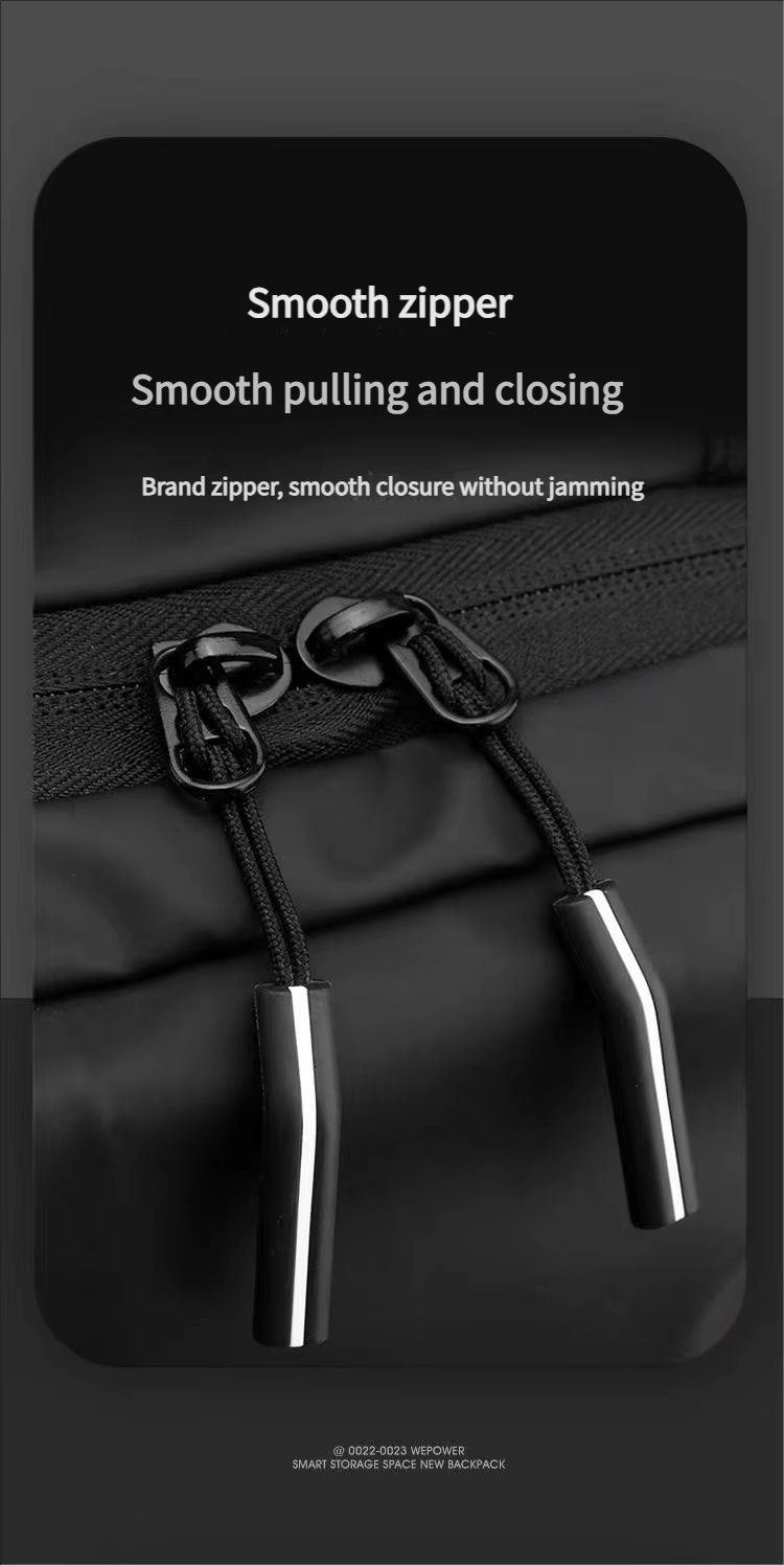 Water-Resistant Large Capacity Business School PU Leather Laptop Backpack product detail