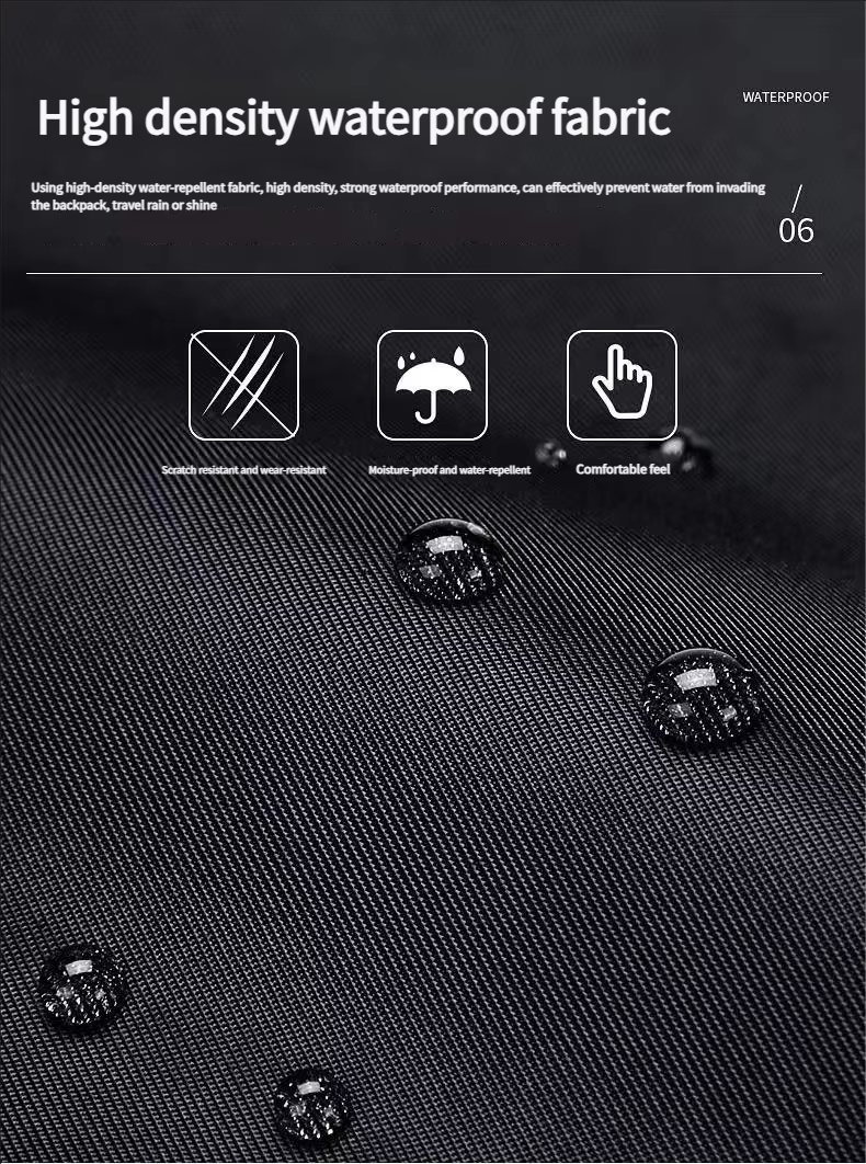 Water-Resistant Large Capacity Business Travel School Oxford Laptop Backpack product detail