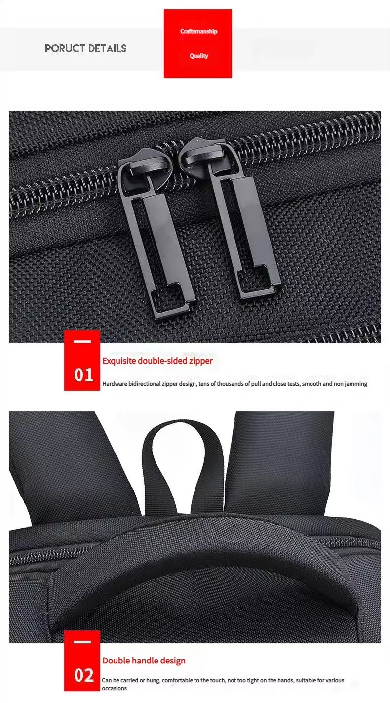 Water-Resistant Large Capacity Business Travel School Oxford Laptop Backpack product detail