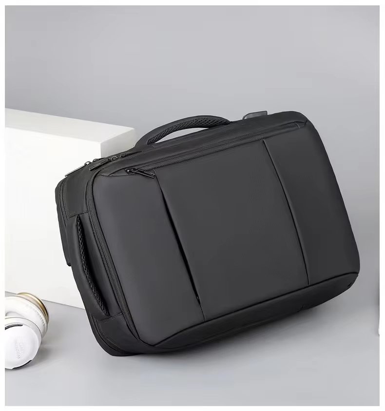 Water-Resistant Large Capacity USB Business School Oxford Laptop Backpack product detail