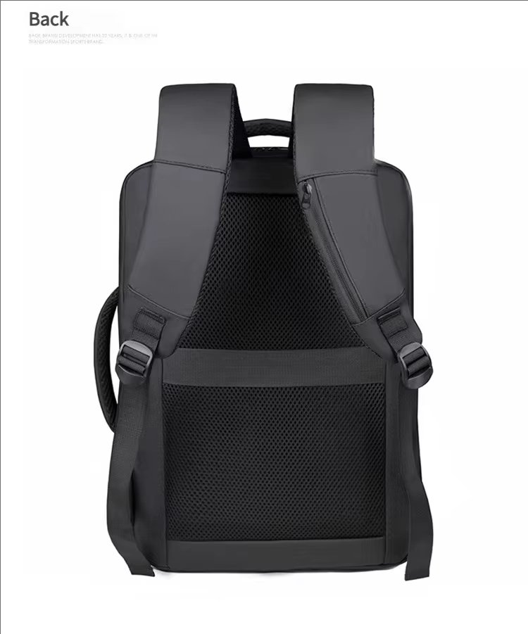 Water-Resistant Large Capacity USB Business School Oxford Laptop Backpack product detail