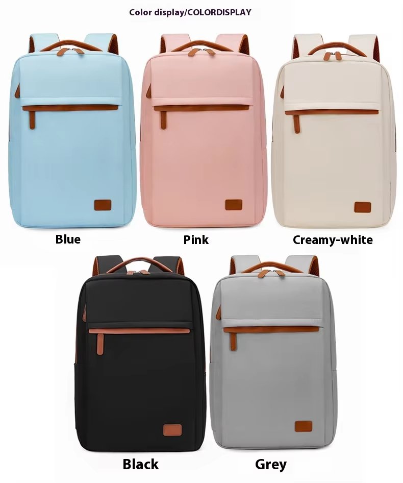 Water-Resistant Large Capacity Lightweight Business Travel Nylon Laptop Backpack product detail