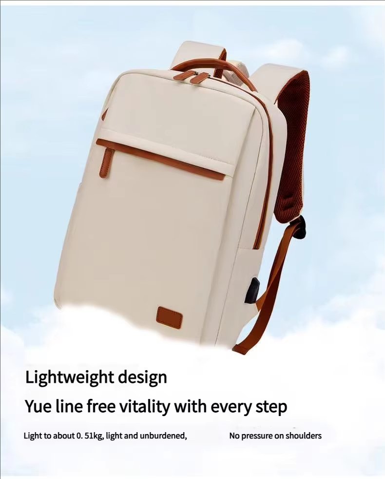 Water-Resistant Large Capacity Lightweight Business Travel Nylon Laptop Backpack product detail