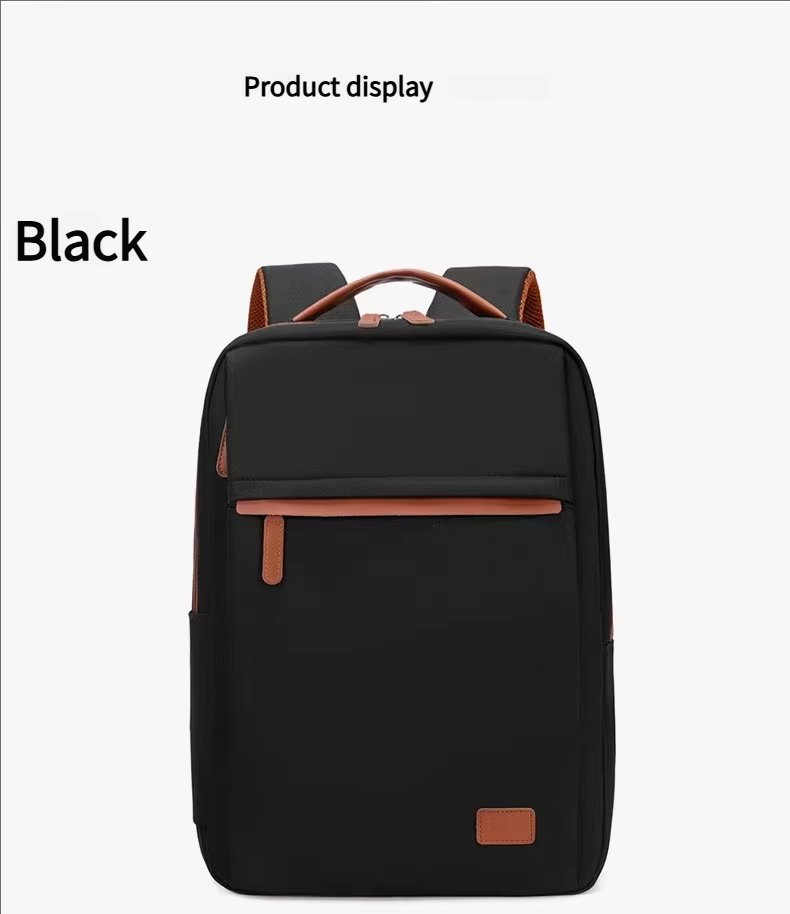 Water-Resistant Large Capacity Lightweight Business Travel Nylon Laptop Backpack product detail