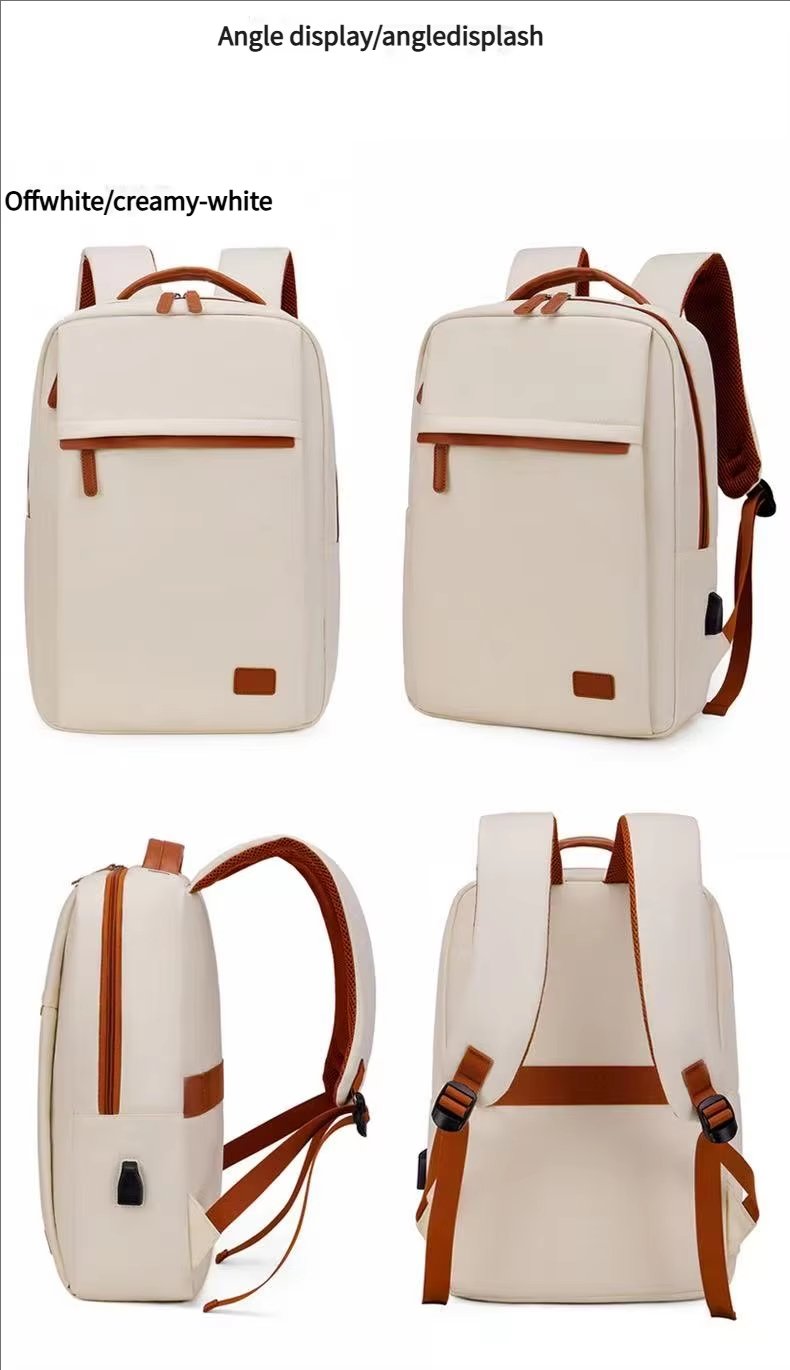 Water-Resistant Large Capacity Lightweight Business Travel Nylon Laptop Backpack product detail