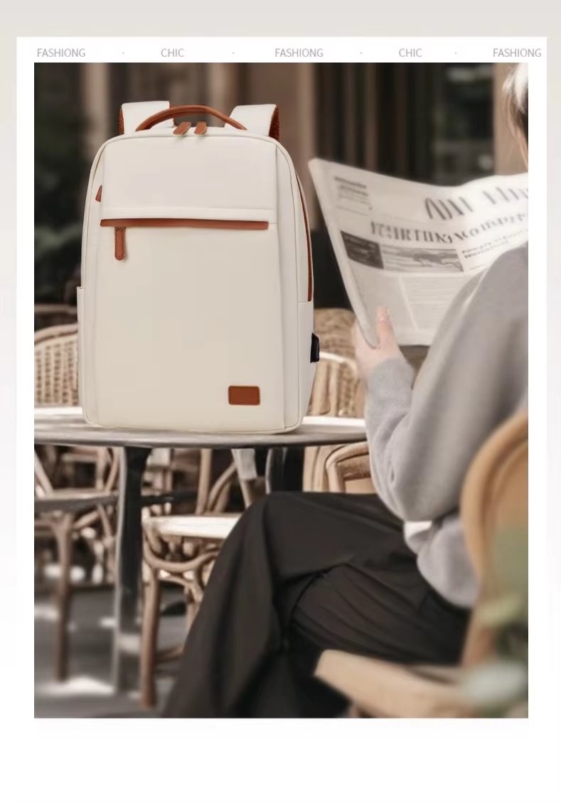 Water-Resistant Large Capacity Lightweight Business Travel Nylon Laptop Backpack product detail