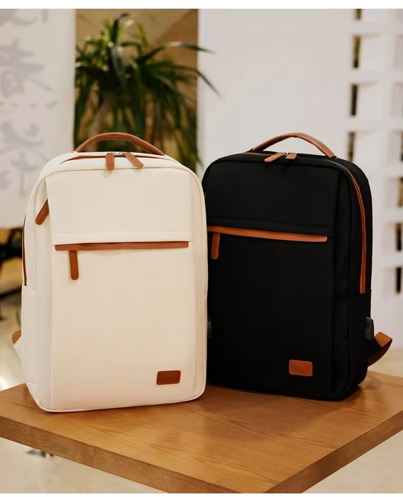Water-Resistant Large Capacity Lightweight Business Travel Nylon Laptop Backpack product detail