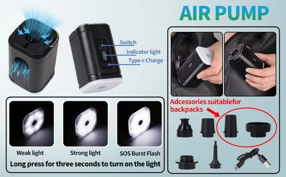 Large Capacity Expandable USB Business Travel Oxford Vacuum Backpack product detail