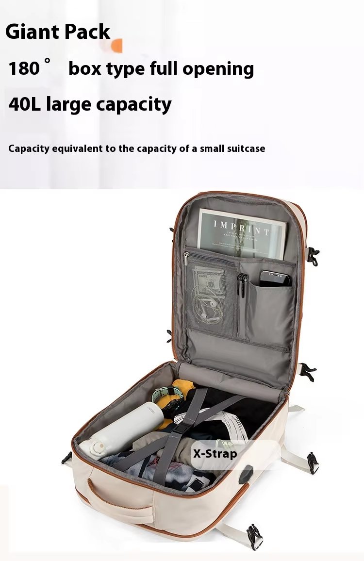 Water-Resistant Large Capacity Business Travel School Oxford Laptop Backpack product detail